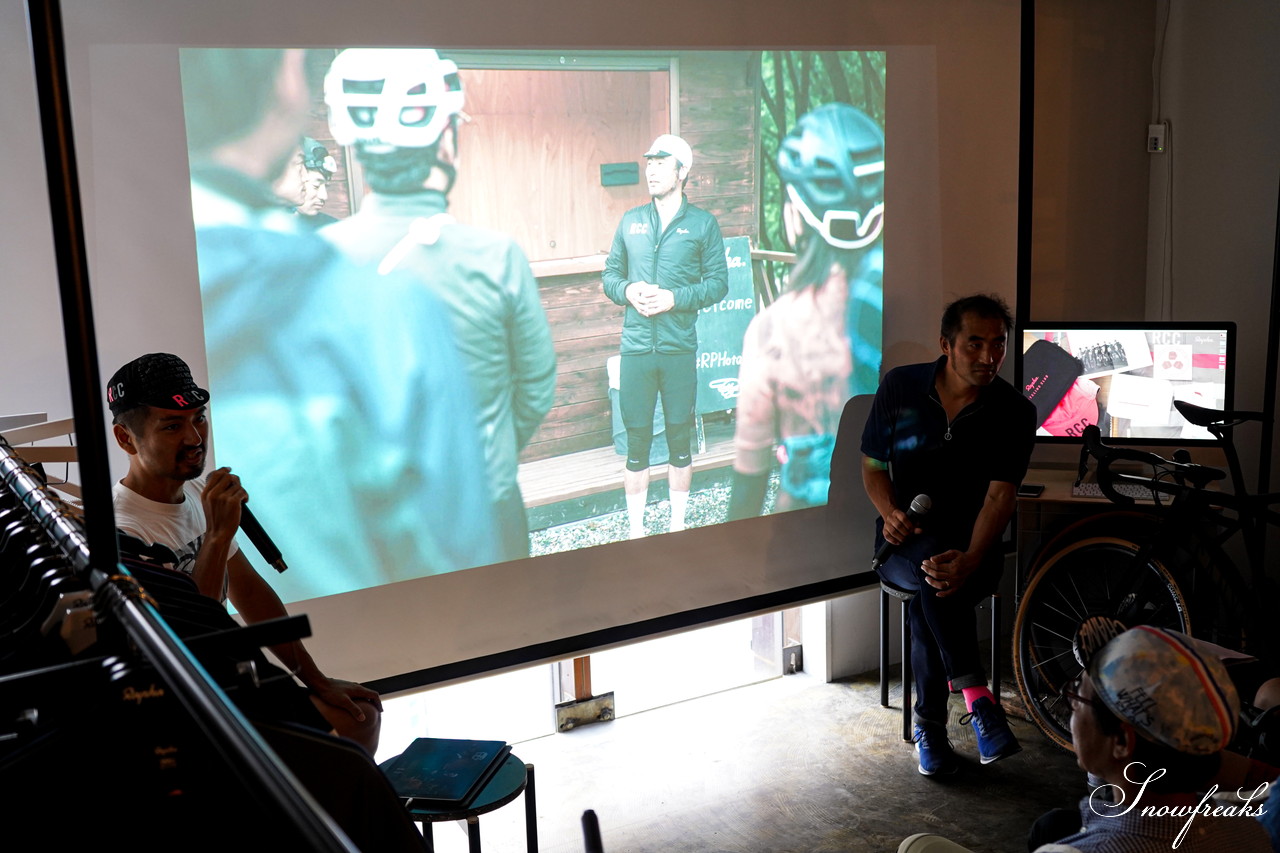 Rapha Sapporo Special Talk Event【ニセコライフ・渡辺洋一 × 八ヶ岳ライフ・矢野大介 - スキーとサイクリングでスポーツライフを満喫 -】 @PeakPerformance Sapporo